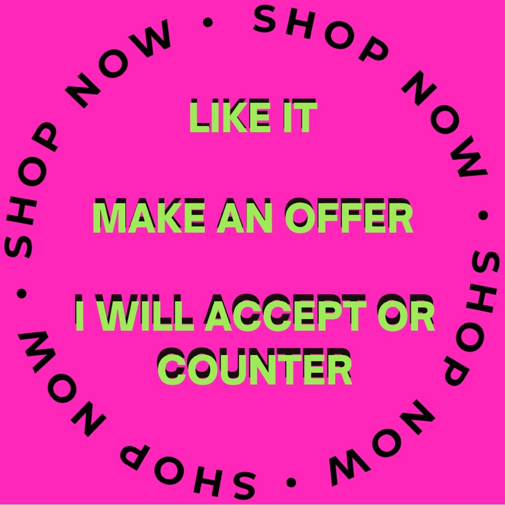Vibrant Pink and Green Graphic Poster